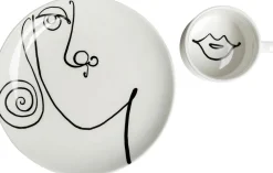 KARE Kaffeetasse Viso Donna (2/tlg.) Fashion