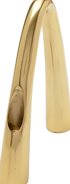 KARE Kerzenständer Bow Duo Gold 25cm New