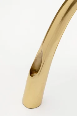 KARE Kerzenständer Bow Duo Gold 25cm New