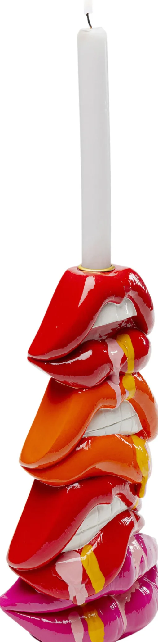 KARE Kerzenständer Lips 30cm Fashion