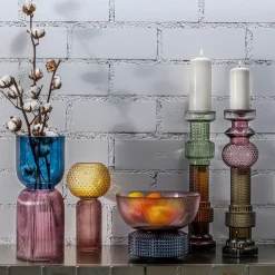 KARE Kerzenständer Marvelous Duo Lila Grau 49 Clearance