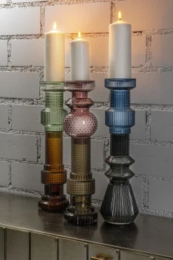 KARE Kerzenständer Marvelous Duo Lila Grau 49 Clearance