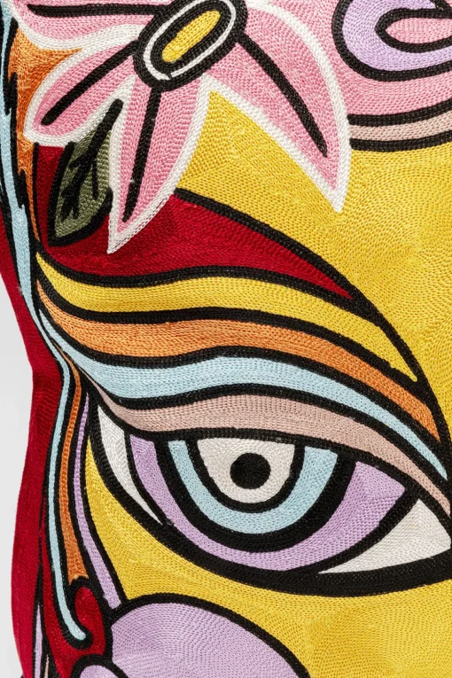 KARE Kissen Art Line Face 50x50cm Online