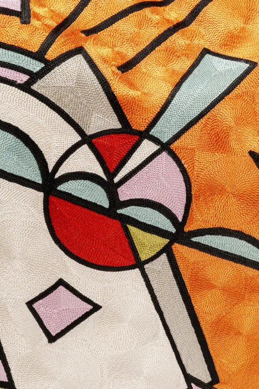 KARE Kissen Art Line Orange 50x50cm New