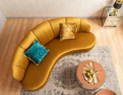 KARE Kissen Cannes Petrol 45x45cm Discount