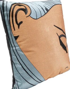 KARE Kissen Comic Face 50x50cm Hot