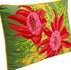 KARE Kissen Fiorista Grün 60x40cm Clearance