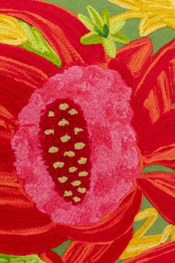 KARE Kissen Fiorista Grün 60x40cm Clearance