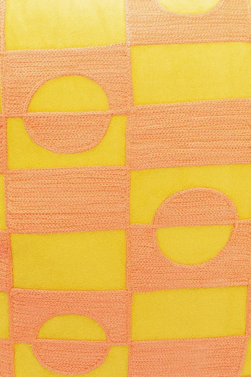 KARE Kissen Phase Orange 45x45cm Fashion