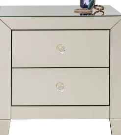 KARE Kommode Klein Pearl Champagne 2 Schübe Outlet