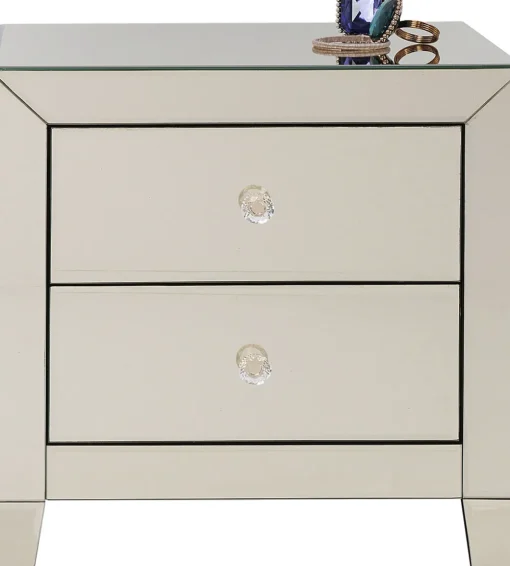 KARE Kommode Klein Pearl Champagne 2 Schübe Outlet
