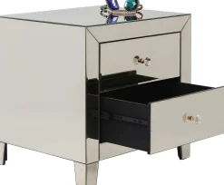 KARE Kommode Klein Pearl Champagne 2 Schübe Outlet