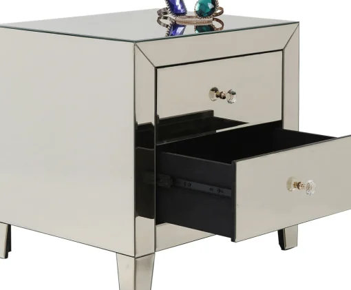 KARE Kommode Klein Pearl Champagne 2 Schübe Outlet