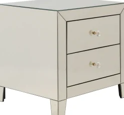 KARE Kommode Klein Pearl Champagne 2 Schübe Outlet