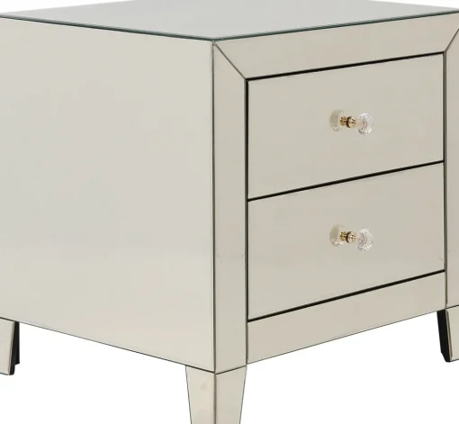KARE Kommode Klein Pearl Champagne 2 Schübe Outlet