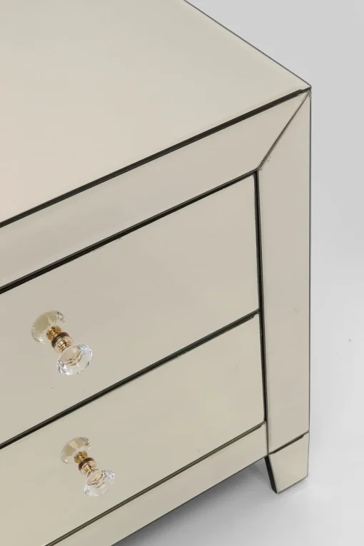 KARE Kommode Klein Pearl Champagne 2 Schübe Outlet