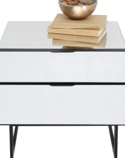 KARE Kommode Klein Soran Schwarz 49x50cm Outlet