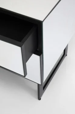 KARE Kommode Klein Soran Schwarz 49x50cm Outlet