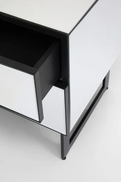 KARE Kommode Klein Soran Schwarz 49x50cm Outlet