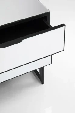 KARE Kommode Klein Soran Schwarz 49x50cm Outlet