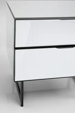 KARE Kommode Klein Soran Schwarz 49x50cm Outlet