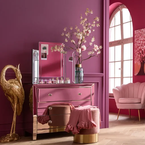 KARE Kommode Luxury Pearl 3 Schübe Fashion