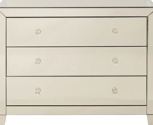 KARE Kommode Luxury Pearl 3 Schübe Fashion
