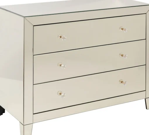 KARE Kommode Luxury Pearl 3 Schübe Fashion