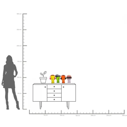 KARE Kopfhörerständer Transparent Sortiert 29cm Fashion