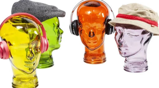 KARE Kopfhörerständer Transparent Sortiert 29cm Fashion