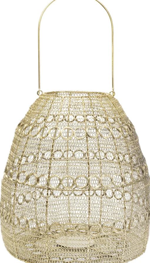 KARE Laterne Hayat Cone Brass 37cm Best