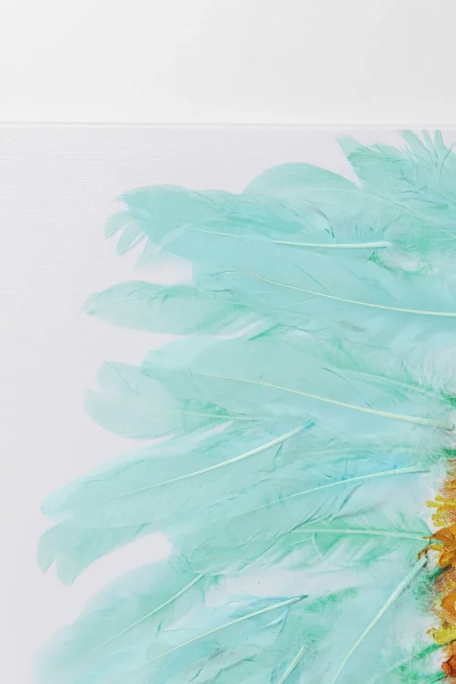 KARE Leinwandbild Headdress Dog 80x80cm Hot