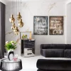 KARE Leinwandbild Shadows Braun 90x120cm Outlet