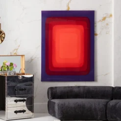 KARE Leinwandbild Tendency Rot 120x160cm New