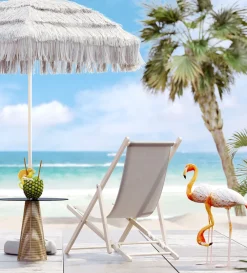 KARE Liegestuhl Easy Summer Grau Discount