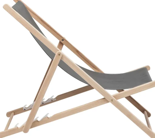 KARE Liegestuhl Easy Summer Grau Discount