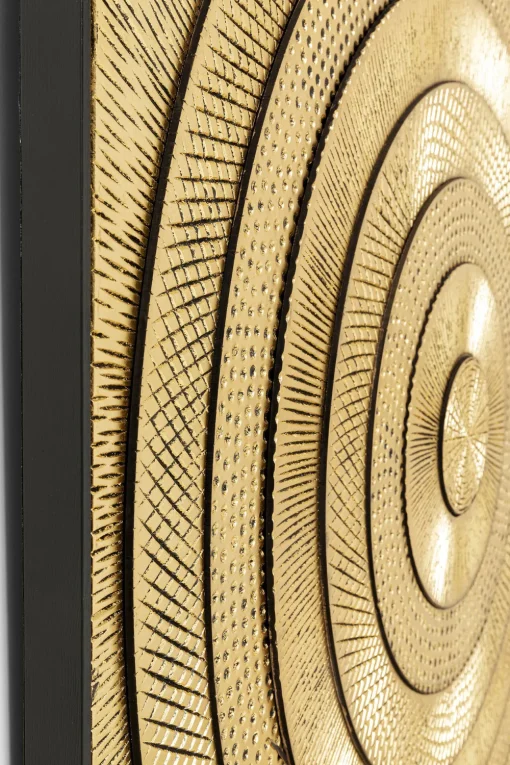 KARE Objektbild Art Circle Gold 120x120cm Outlet