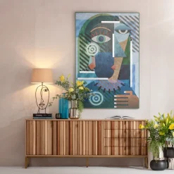 KARE Objektbild Geometric Woman 100x150cm Outlet