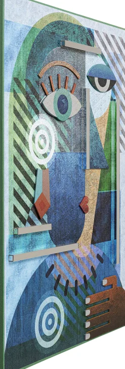 KARE Objektbild Geometric Woman 100x150cm Outlet