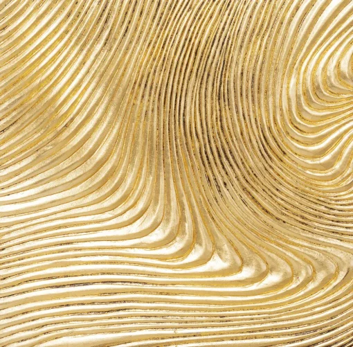 KARE Objektbild Wave Gold (2/Set) Online