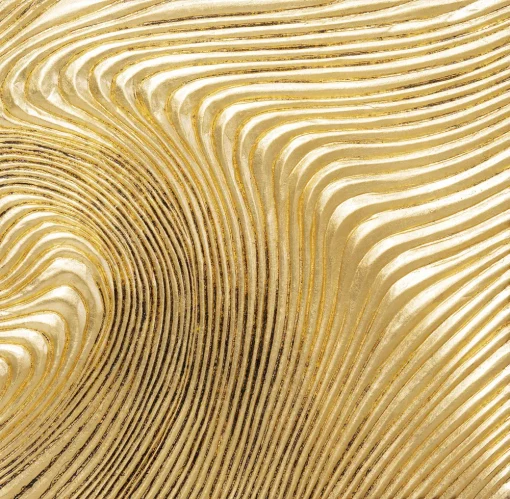 KARE Objektbild Wave Gold (2/Set) Online