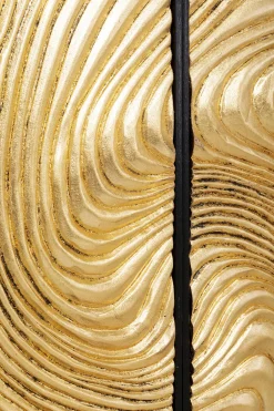 KARE Objektbild Wave Gold (2/Set) Online