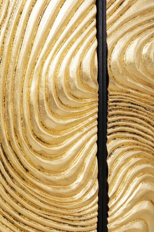 KARE Objektbild Wave Gold (2/Set) Online