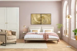 KARE Objektbild Wave Gold (2/Set) Online
