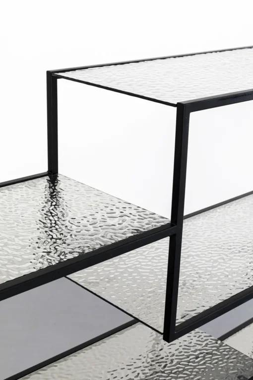 KARE Regal Loft Schwarz Bubble 115x195cm Discount