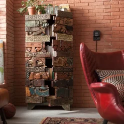 KARE Schrank Shanti Surprise Puzzle 2trg. Hot
