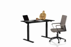 KARE Schreibtisch Office Smart Schwarz Schwarz 120x60 Fashion