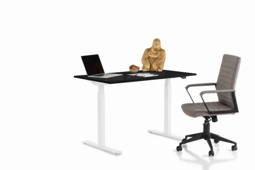 KARE Schreibtisch Office Smart Weiß Schwarz 120x70 New