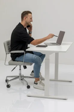 KARE Schreibtisch Office Smart Weiß Weiß 160x80 New