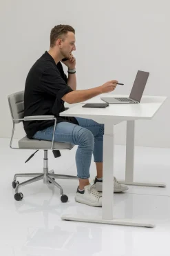 KARE Schreibtisch Office Smart Weiß Weiß 160x80 New